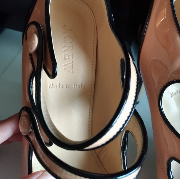 J.Crew Two-tone Patent Leather Heels - Picture 5 of 9